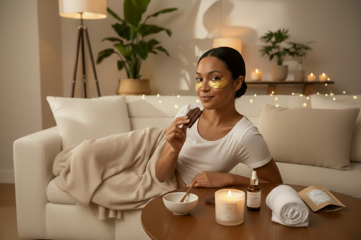 Brown Skin Model - Spa Setting